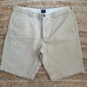J Crew Men’s Size 38 Rivington Khaki Cotton Shorts